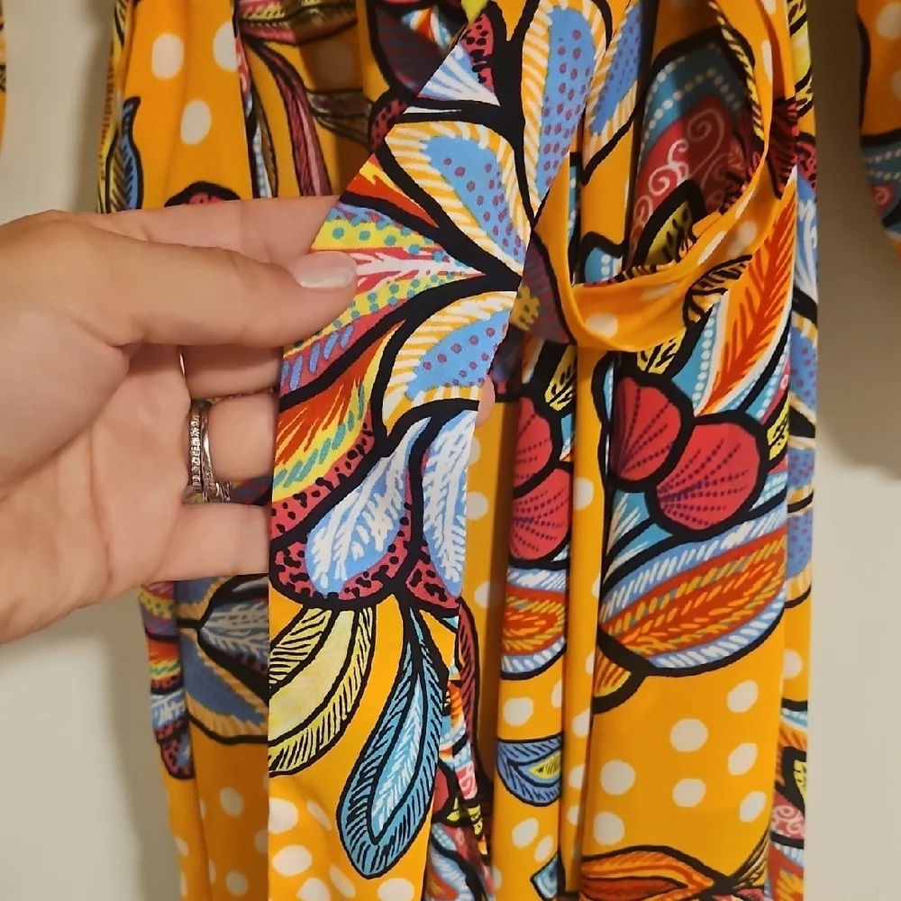 Tabitha Brown X Target Floral Maxi Robe/Cover Up Xl - Picture 6 of 7